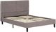 Primo™ International Griffintown Sia Twill Grey King Panel Bed-0