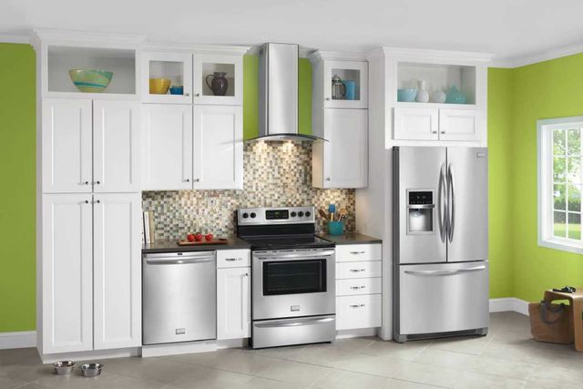 Frigidaire® 30" Stainless Steel Glass Canopy Wall Ventilation-7