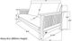 Kodiak Furniture Alexa Black Walnut Full Futon Frame-2
