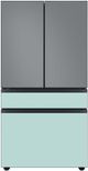 Samsung Bespoke 36" Morning Blue Glass French Door Refrigerator Bottom Panel-3
