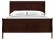 Elements International Louis Philippe Cherry Queen Panel Bed-1