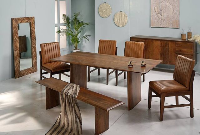 Jaipur Furniture Wrenna Brown Dining Chair.-1