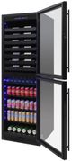 Vinotemp Butler Series 24" Black Freestanding Dual-Zone Wine and Beverage Cooler-4