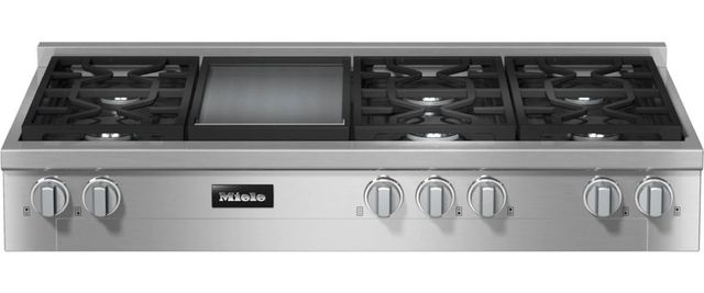 Miele 48" Gas Clean Touch Steel Rangetop-0