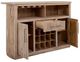 International Furniture Direct Balam Stained White Bar-4