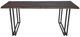 Porter International Designs Manzanita Midnight 82" Double U-Base Dining Table-1