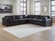 Signature Design by Ashley® Emilia 5-Piece Black Modular Sectional-1