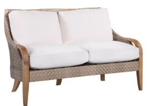 Lane Venture® Edgewood Natural Teak Loveseat-0