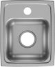 Elkay Lustertone® Classic Lustrous Satin 13" x 16" x 6" 1-Hole Single Bowl Drop-In ADA Sink-1