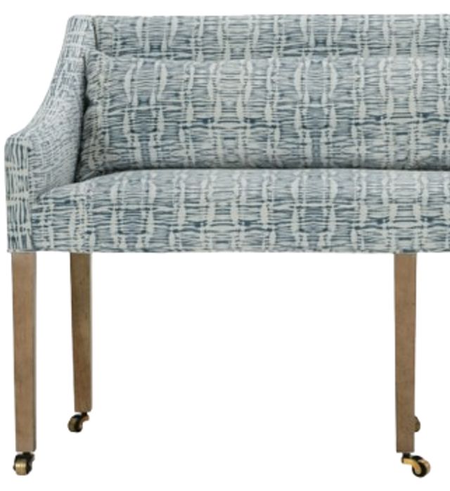 Rowe® Customizable Odessa Dining Banquette with Castered Legs-1