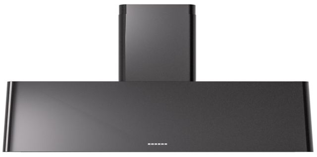 Ilve® Nostalgie II Series 60" Glossy Black Wall Mounted Range Hood-0