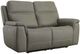 Flexsteel® Sawyer Gray Power Reclining Loveseat with Power Headrest and Lumbar-0