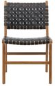 Dovetail Furniture Dale Antique Black/Natural Dining Chair-1