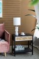 A & B Home Beige/Black Chest-4