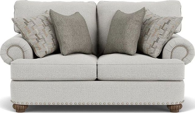Flexsteel® Patterson Silver Glacier Loveseat-1