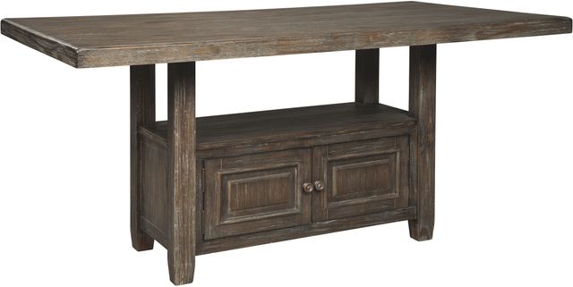 Signature Design by Ashley® Wyndahl 5-Piece Rustic Brown Counter Height Dining Set-1
