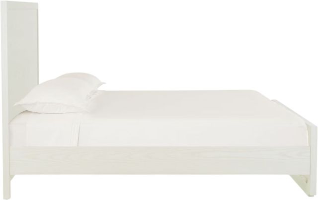 Bassett® Furniture Willow Timeless White Queen Panel Bed-3