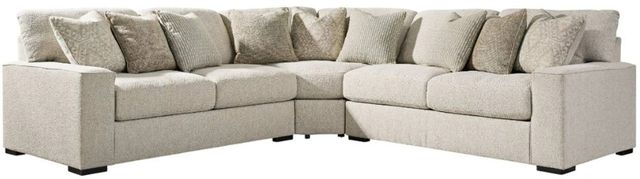 Benchcraft® Ballyton 3-Piece Sand Curved Sectional-0