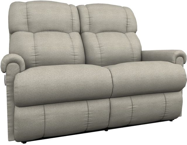La-Z-Boy® Pinnacle Dove Power Wall Reclining Loveseat with Headrest and Lumbar-0