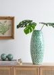 A & B Home Green Capiz Vase-4