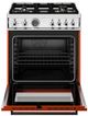 Bertazzoni Professional Series 30" Arancio Glossy Pro Style Dual Fuel Range-1
