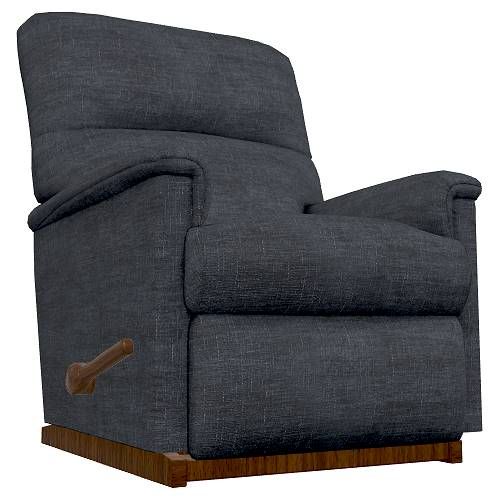 La-Z-Boy® Collage Navy Manual Rocking Recliner-0