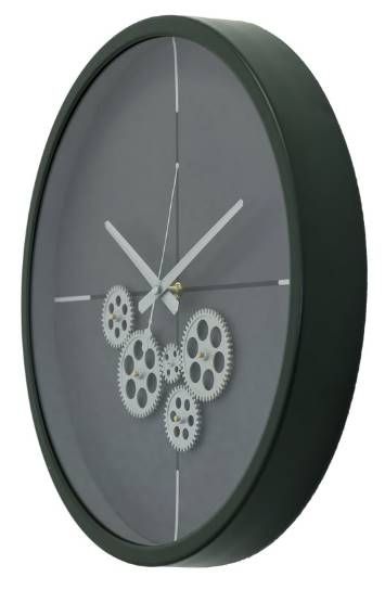 YHD Black/Gray Chic Wall Clock-1