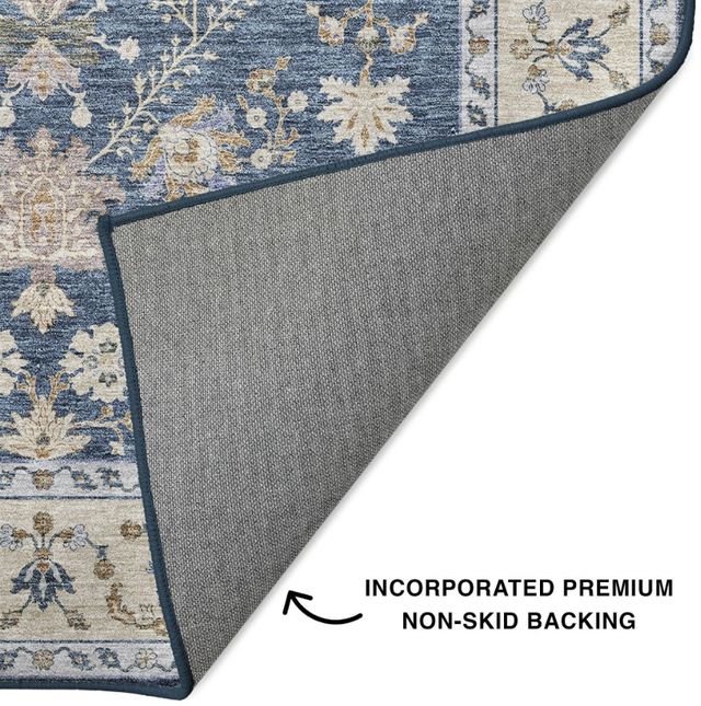 Dalyn™ Rug Company Hatay HY9 Blue 5'x8' Area Rug-2