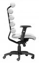 Zuo® Unico White Office Chair-2