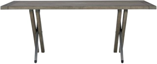 Millennium® by Ashley Krystanza Weathered Gray Dining Table-1