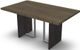 Amisco Customizable Zoel 60" Solid Birch Dining Table with Decorative Bolts -4