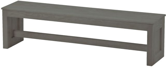 Crate Designs™ Furniture Graphite Wood Lacquer Top Bench-0