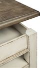Signature Design by Ashley® Realyn Brown Lift Top Coffee Table with Antique White Base-3