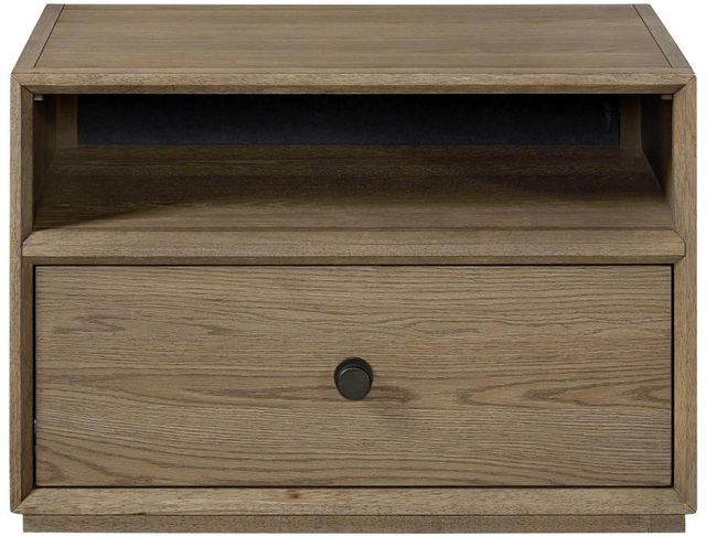 Bernards Linné Wheat Open Drawer Nightstand-4