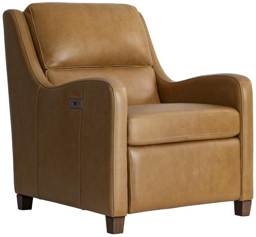Bernhardt Dillon Bernhardt Living Brown 31" Leather Power Recliner-0