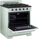 Unique® Appliances Classic Retro 30" Summer Mint Green Freestanding Natural Gas Range-1