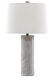 Currey & Company Perla Concrete/White/Satin Table Lamp-1