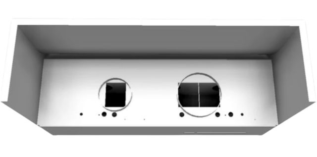 Vent-A-Hood® 42" White Wall Mounted Range Hood-1