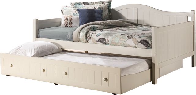 HH2 Home Staci White Full Daybed with Trundle-0