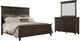 Liberty Furniture Paradise Valley 3-Piece Flax Tweed/Saddle Brown Queen Upholstered Bedroom Set-0