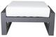 CabanaCoast® Customizable Muse Aluminum Outdoor Ottoman-1