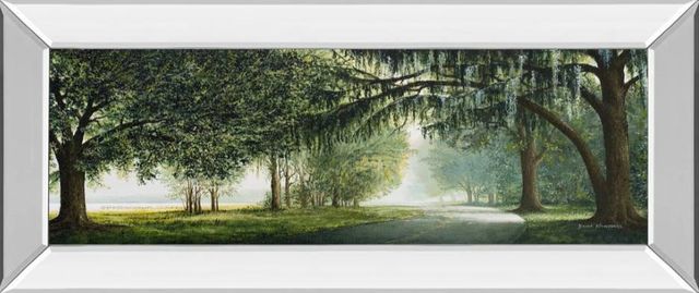 Classy Art Lake Shore Drive by Bruce Nawrocke Mirrored Frame Wall Art-0