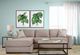 Decor-Rest® Furniture LTD 2786 2-Piece Left-Arm Facing Sectional and Chaise-2