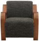 Dovetail Furniture Amabel Paris Cerulean/Brown Occasional Chair-1