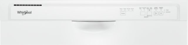 Whirlpool® 24" White Front Control Built In Dishwasher-3