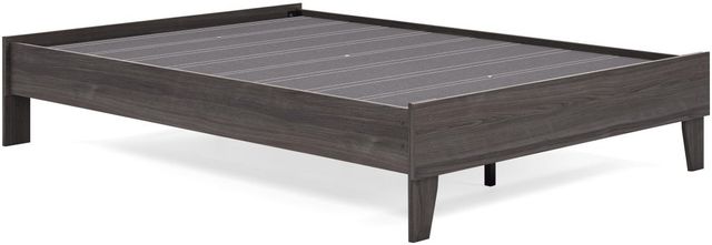 Signature Design by Ashley® Brymont 4-Piece Dark Gray Queen Platform Bed Set-1