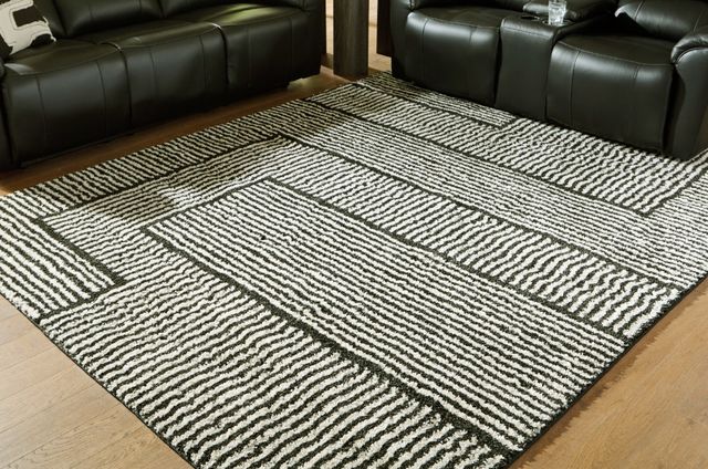 Signature Design by Ashley® Kurtmen Black/Ivory 8'x10' Area Rug-3