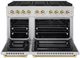 ZLINE Paramount Series Autograph Edition 48" Stainless Steel Pro Style Dual Fuel Range with Polished Gold Accents -1