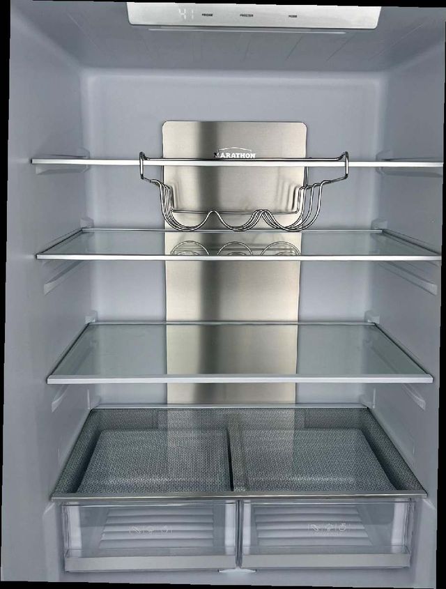 Marathon® 30" 18.0 Cu. Ft. White Counter Depth French Door Refrigerator-3
