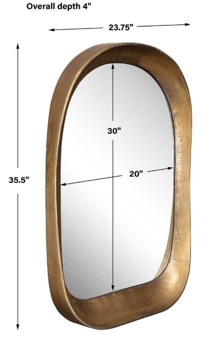 Uttermost® Bradano Brass Arch Mirror-2